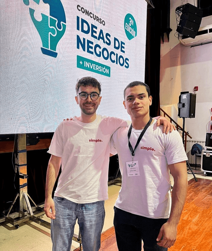Hernán Hergenreder y Octavio Gonzalez Manucci, fundadores de Simplepass